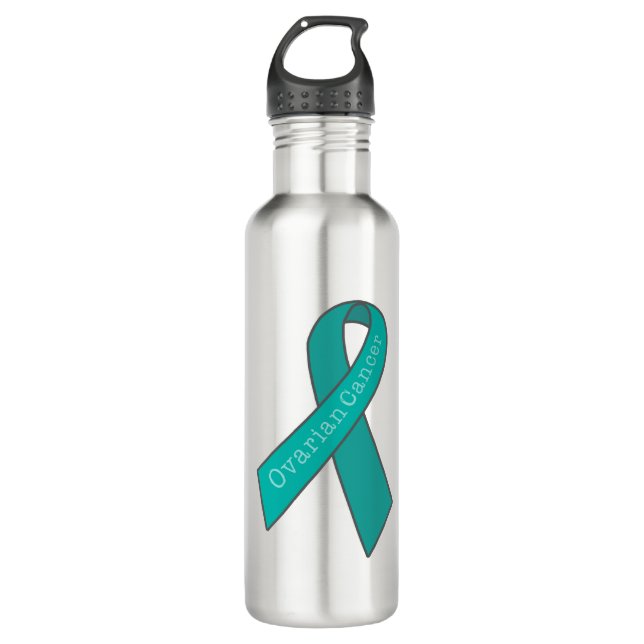 Ovarian Cancer Water Bottle (Front)