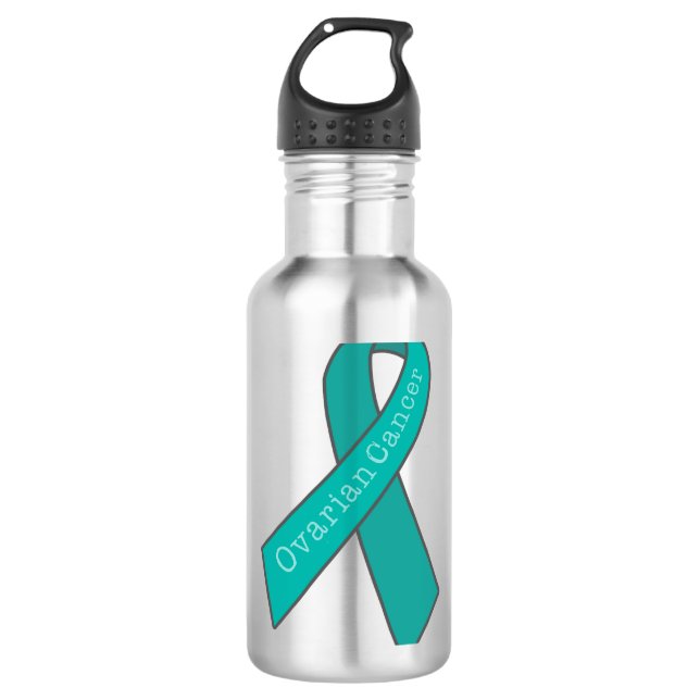 Ovarian Cancer Water Bottle (Front)