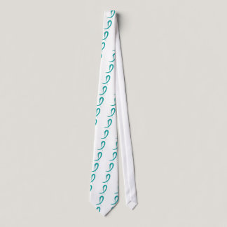 Ovarian Cancer's Teal Ribbon A4 Tie
