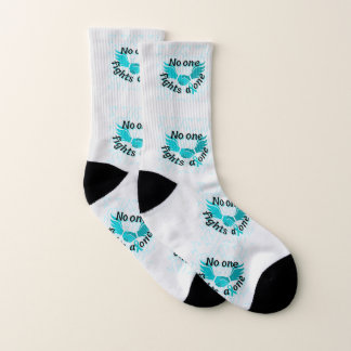 Ovarian/Cervical Cancer Awaren  Print Socks