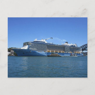 Ovation of the Seas docked at Circular Quay Postcard