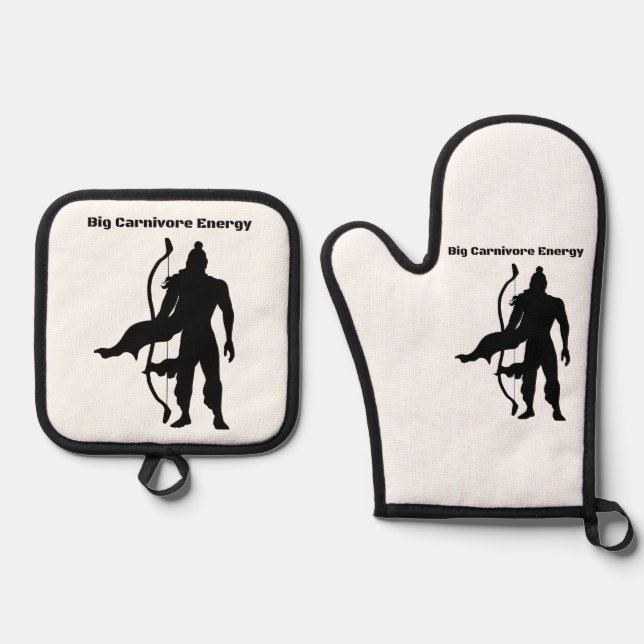 Oven Mitt and Pot Holders Oven Mitt & Pot Holder Set (Front)