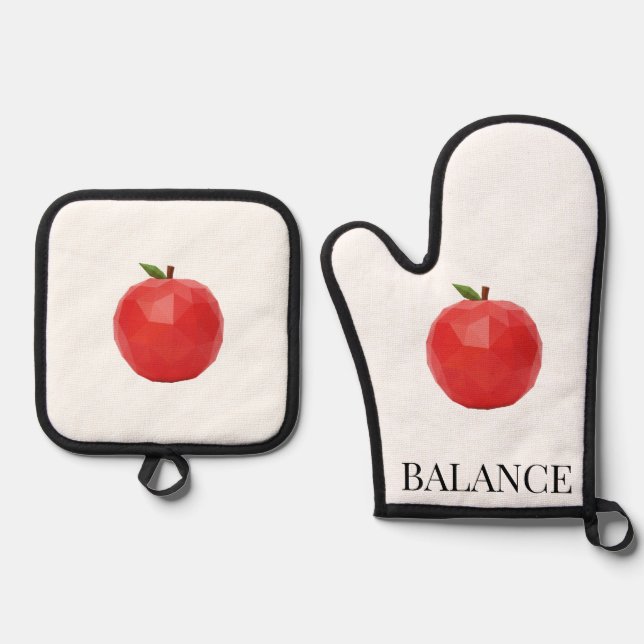 Oven Mitt and Pot Holders Oven Mitt & Pot Holder Set (Front)