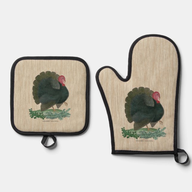 Oven Mitt and Pot Holders Oven Mitt & Pot Holder Set (Front)