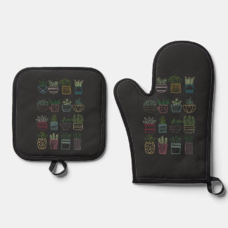 Oven Mitt and Pot Holders Oven Mitt & Pot Holder Set