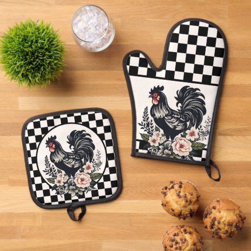 Oven Mitt and Pot Holders Oven Mitt  Pot Holder Set