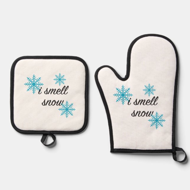 Oven Mitt and Pot Holders Oven Mitt & Pot Holder Set (Front)