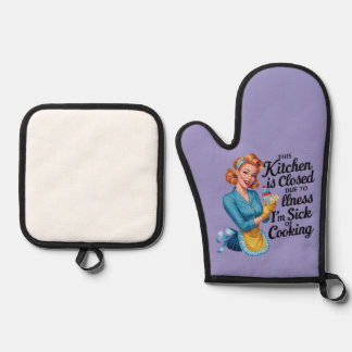 Oven Mitt and Pot Holders Oven Mitt & Pot Holder Set