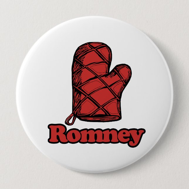 Oven Mitt Romney.png Button (Front)
