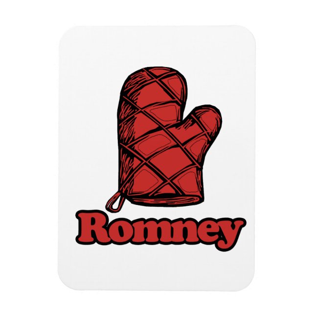 Oven Mitt Romney.png Magnet (Vertical)
