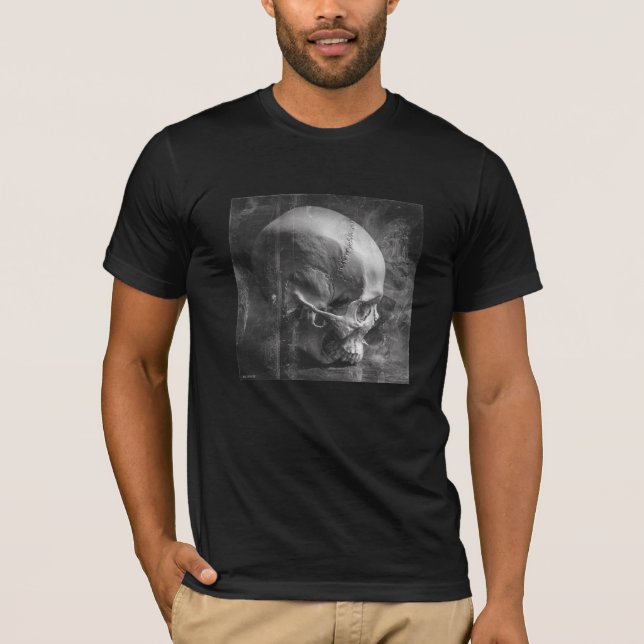 Over Bite — Gothic Fine Art Skull T-Shirt (Front)