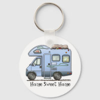 Over Cab Camper RV Keychain HSH