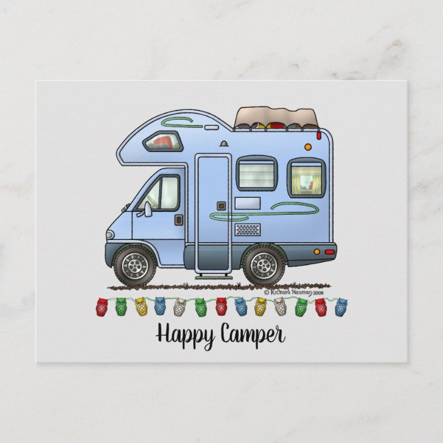 Over Cab Camper RV Postcard (Front)
