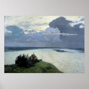 Over Eternal Quiet by Isaac Levitan Poster