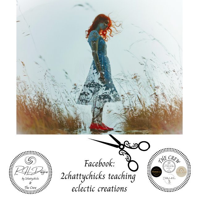 Over Exposed Photography Redheaded Girl Decoupage  Tissue Paper (Creator Uploaded)