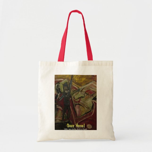 OVER HERE TOTE BAG (Front)