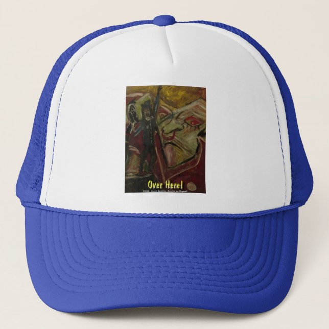 over here trucker hat (Front)