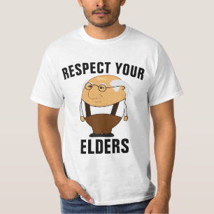 OVER HILL BIRTHDAY FUNRNY RESPECT ELDERS T-SHIRTS