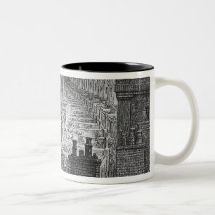 Over London - By Rail Two-Tone Coffee Mug