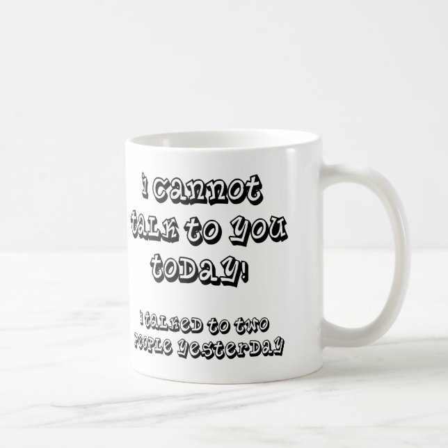 Over My Introvert Limit Funny Mug or Travel Mug (Right)