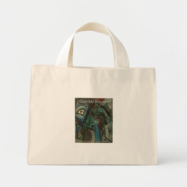over my shoulder mini tote bag (Front)