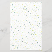 Over or under baby shower game st patrick day (Back)