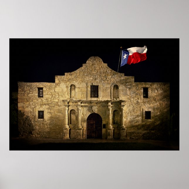 OVER OUR ALAMO ... THE LONE STAR STILL WAVES POSTER (Front)