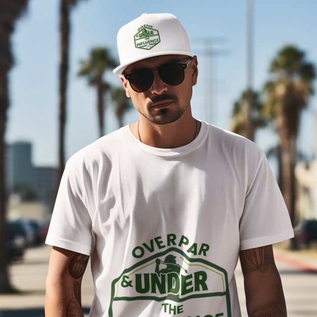 Over Par and Under the Influence Golf Hat (Swinging with questionable accuracy but undeniable vibes. 🏌️‍♂️🍹)