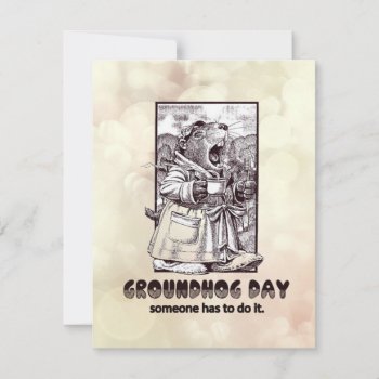 Over Rated? Groundhog Day Party Invitation by ZazzleHolidays at Zazzle