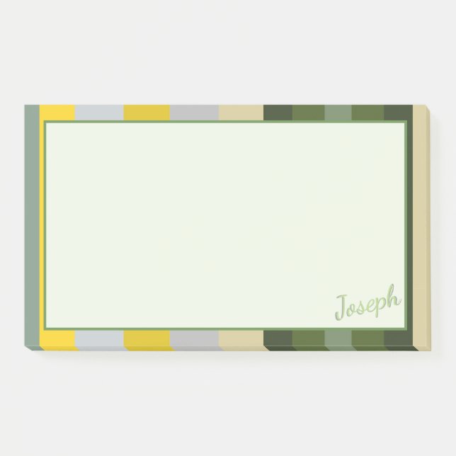 Over Sized Green Post It Note For Joseph or You (Front)