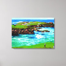 Over The Breakers At 16th on Canvas