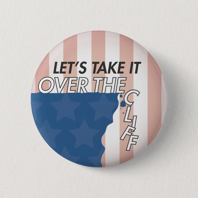 Over The Cliff Button (Front)