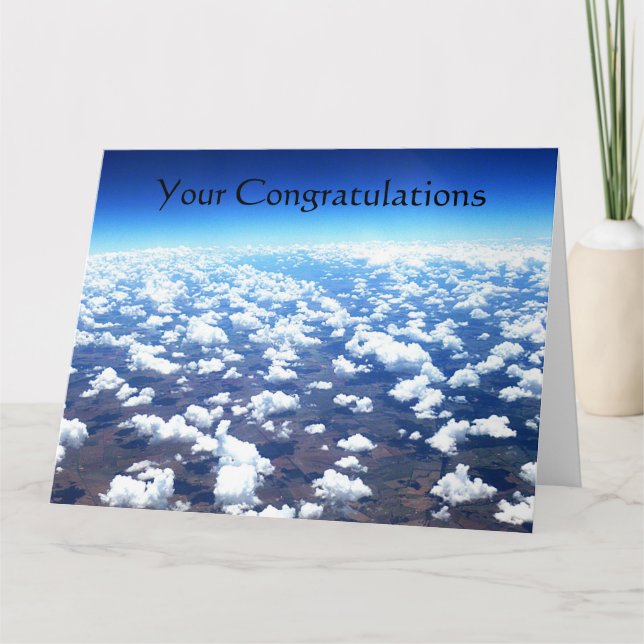 Over the Cloud Card (Front)