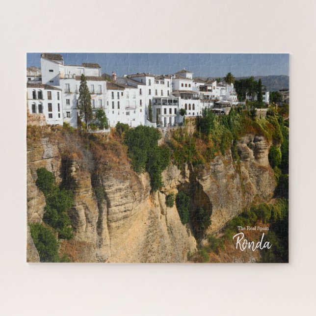 Over the Edge- Ronda, Spain Jigsaw Puzzle (Horizontal)