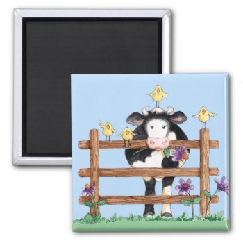 Over The Fence Magnet by Zazzlemm_Cards at Zazzle