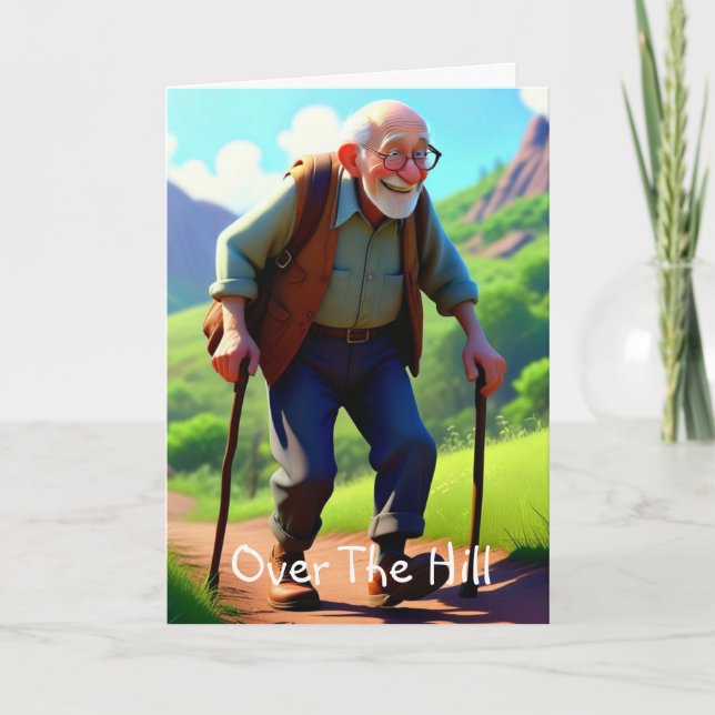 Over The Hill 2 Card (Front)