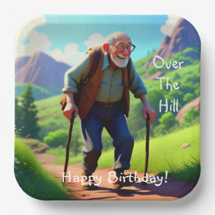 Over The Hill 2 Paper Plates