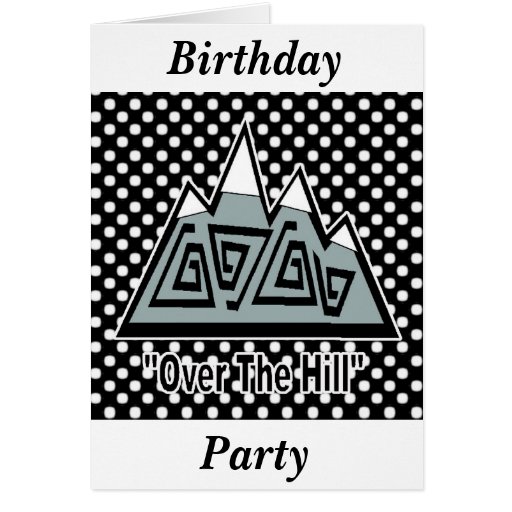 Over The Hill 50Th Birthday Invitations 8