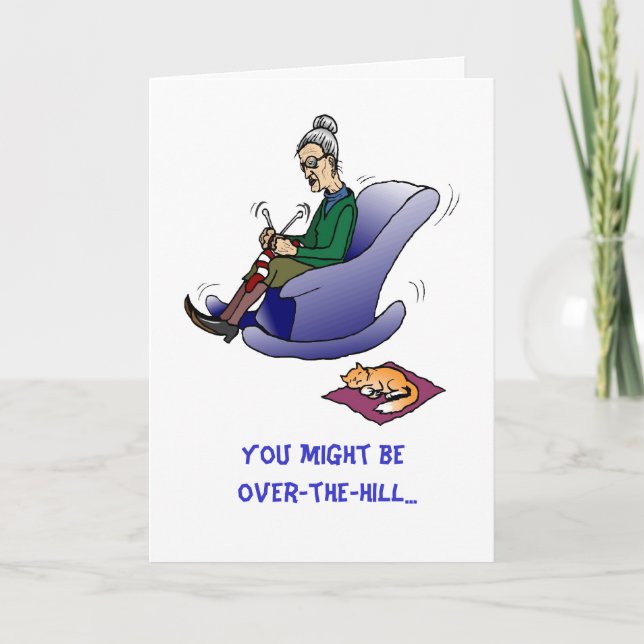 Over-The-Hill, Birthday Card (Front)