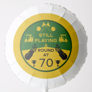 Over The Hill Birthday Golfer Balloon