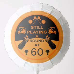 Over The Hill Birthday Golfer Balloon