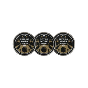 Over The Hill Birthday Golfer Golf Ball Marker