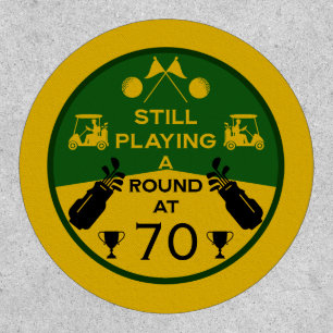 Over The Hill Birthday Golfer Patch
