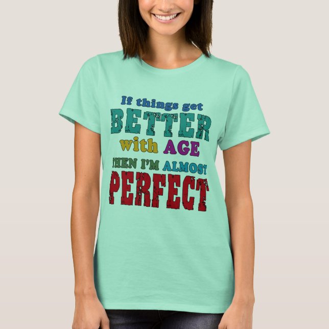 Over the Hill Birthday Humor T-Shirt (Front)