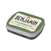 Over the Hill Birthday Party Favor Jelly Belly Tin (Side)