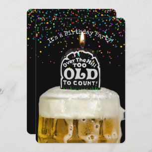 Over the Hill Birthday Party Invitation