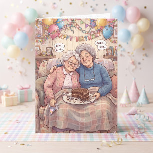 Over the Hill Friend's Birthday Humor Card