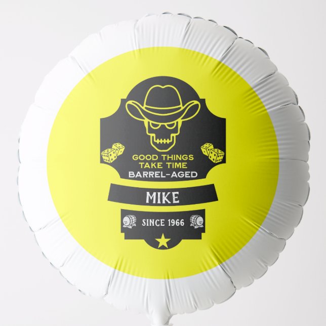 Over The Hill Getting Old Balloon (Front)