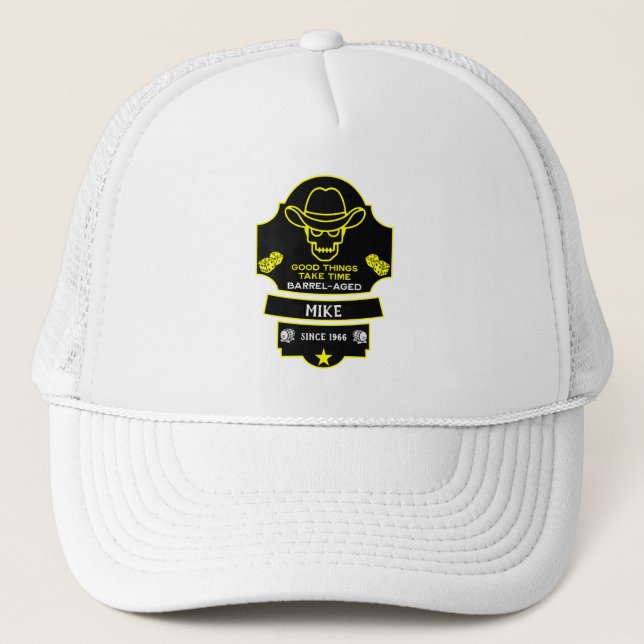 Over The Hill Getting Old Trucker Hat (Front)