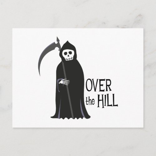 Over the Hill Postcard